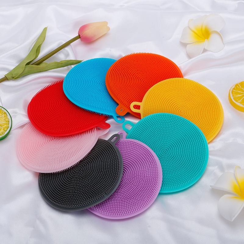 Phụ kiệnnhà bếp silicone món xốp, chà làm sạch hai mặt