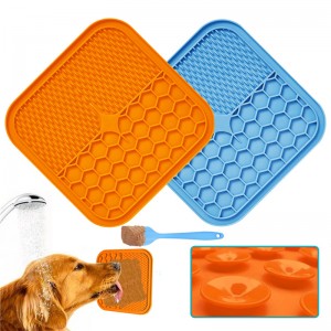 Bán buôn Silicone Pet Lick Pad, Thảm cho ăn cho mèo, Licking Mat Pet Bathing Miếng phân tâm