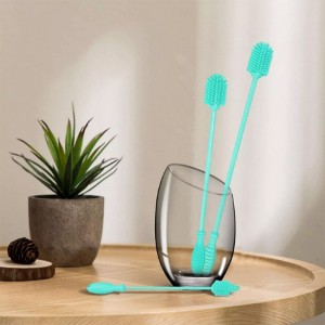 Bàn chải làm sạch bình silicon mềm silicon